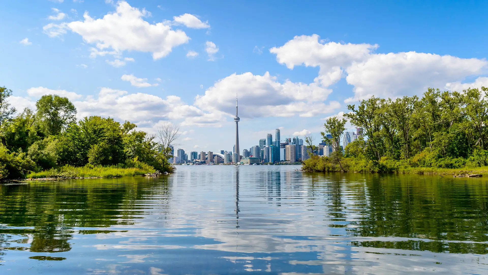 Downtown Toronto photo taken from Oakville